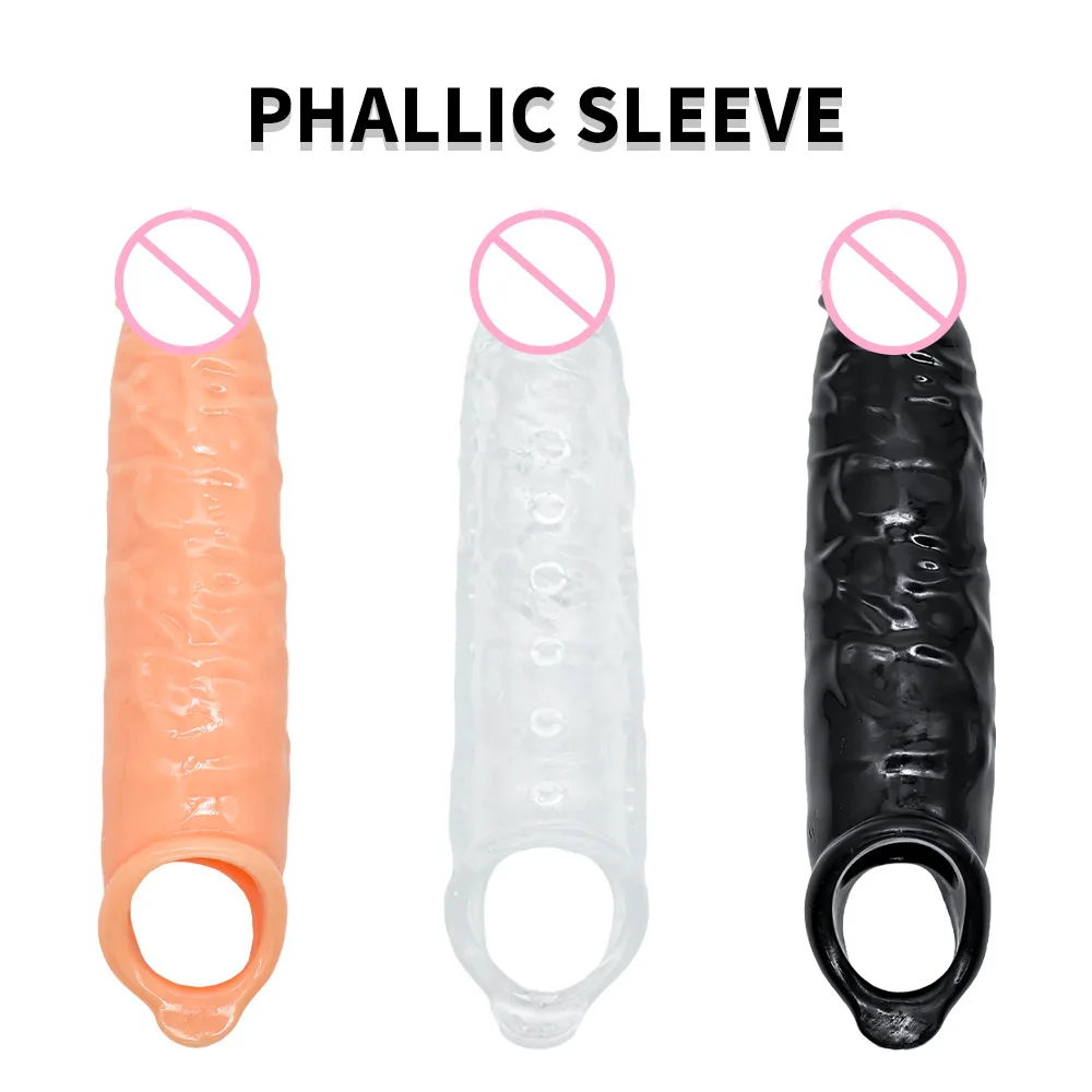 1-teiliges simuliertes Wolfszahn-Set, vergrößertes und verdicktes Penisverzögerungsset, sexuelles Produkt für Erwachsene für Paare