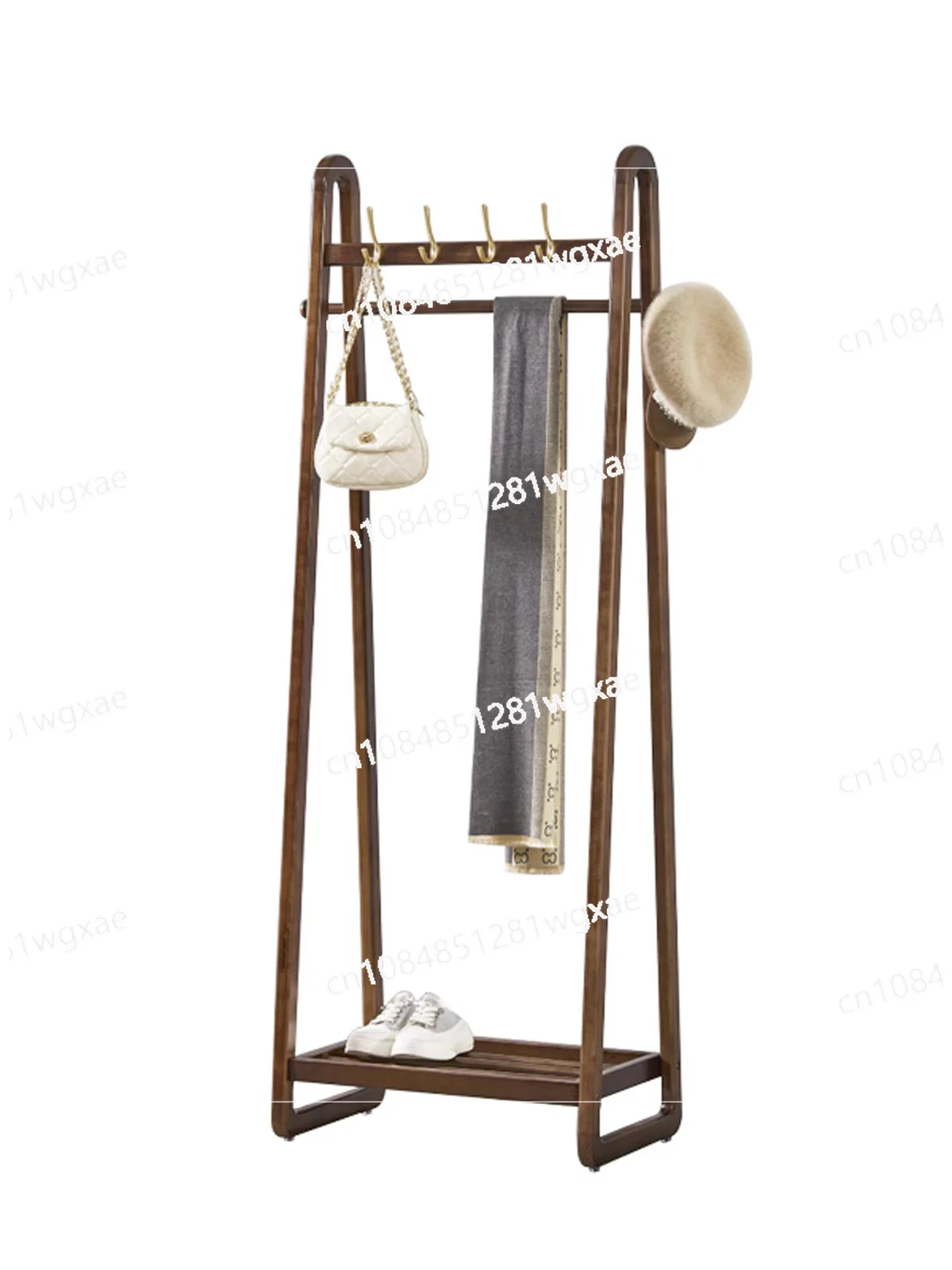 New Chinese Style Floor Standing Coat and Hat Rack