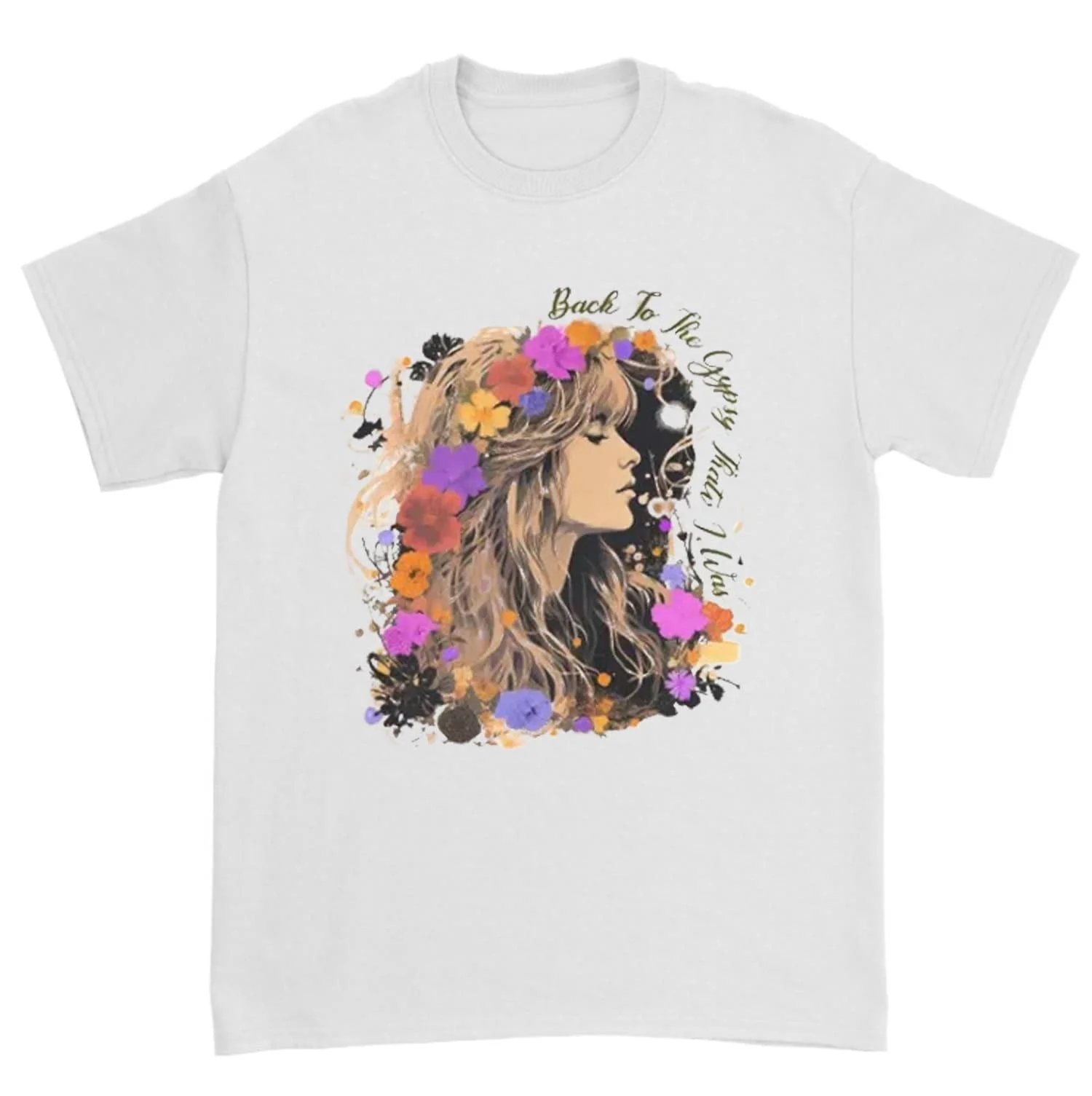 Stevie Nicks T Shirt Gypsy That I Was Retro Wildflower unisex sweaT