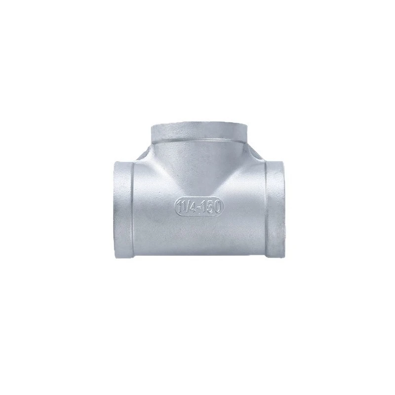 304 stainless steel tee plumbing fittings inner wire thread thread buckle interface tee