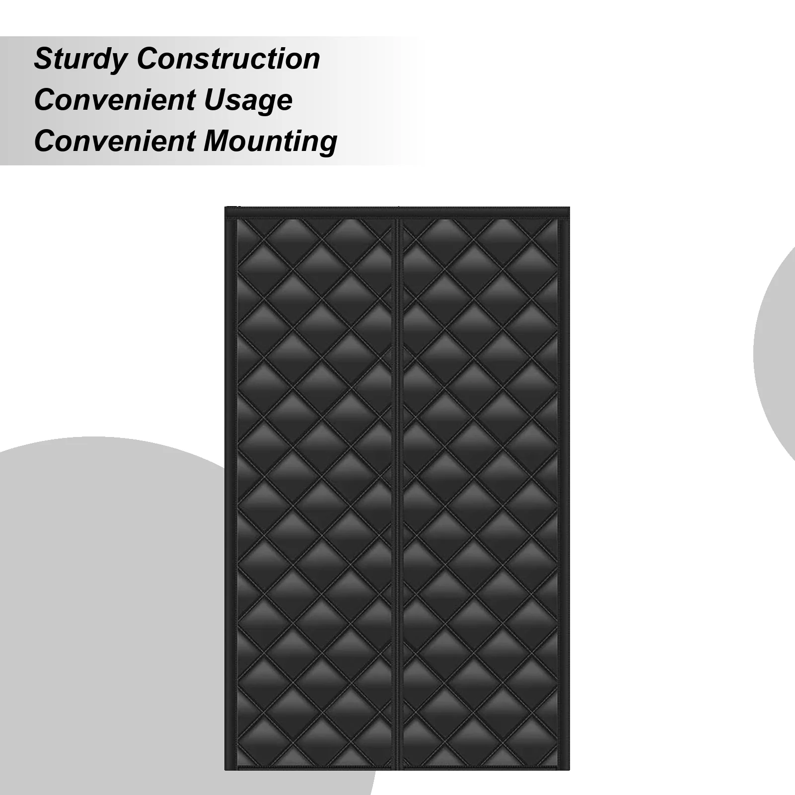 

Rv Insulated Door Cover 33X80Inch Windproof Waterproof Magnetic Insulated Blanket For Travel Outdoor Protection Camping Winter