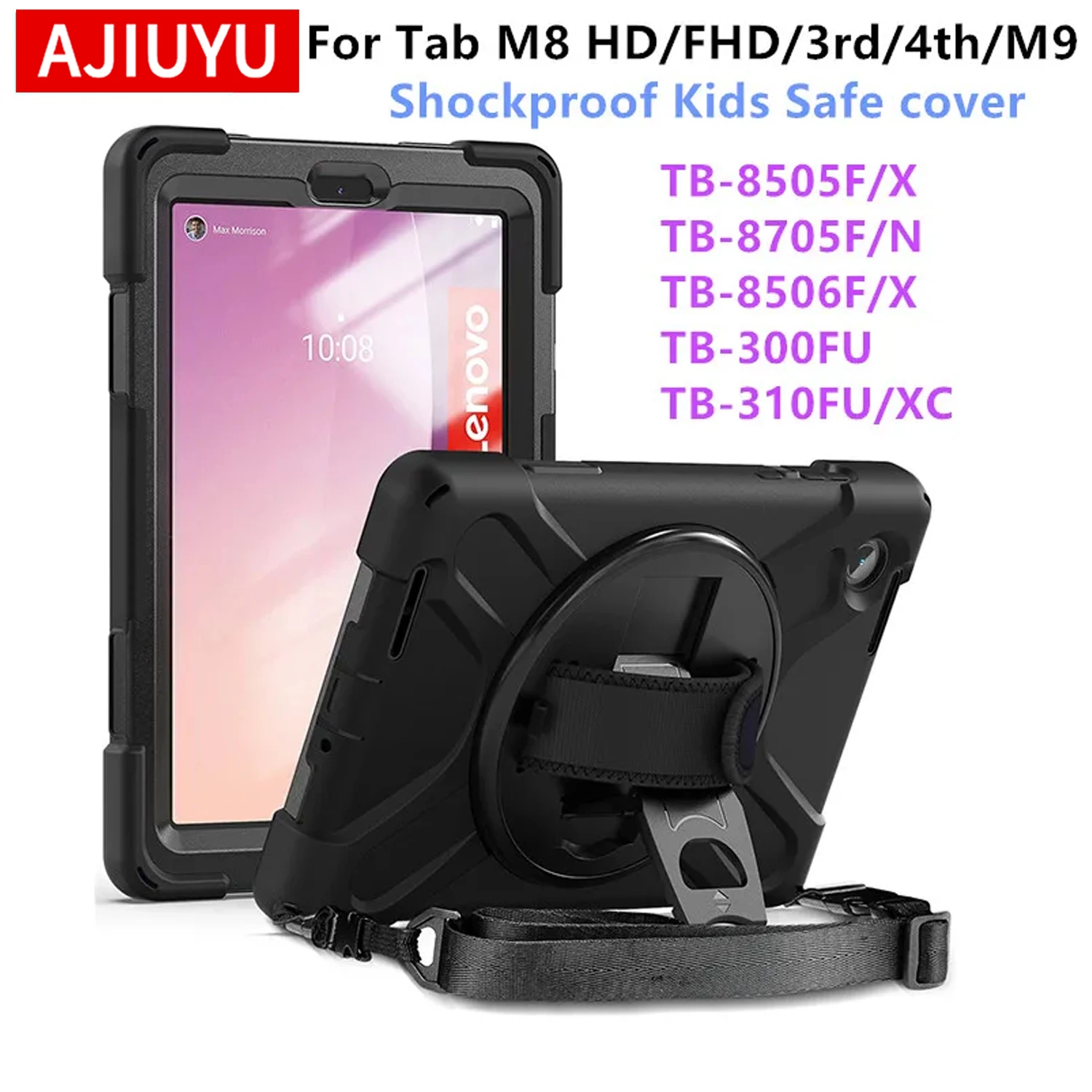 

Case For Lenovo tab M8 FHD 8.0 TB-8705F Tablet kids cover for Tab M8 HD TB-8505F 8506F Cover M8 4th Gen TB300FU M9 TB-310FU Case