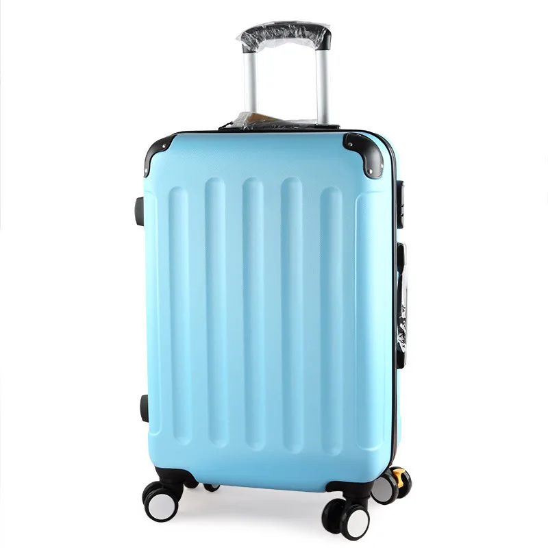 Nieuwe Bagage Abs Trolley Case Hoek Krasbestendige Lederen Koffer Grote Capaciteit Koffer Voor Boarding Case Reiskoffer