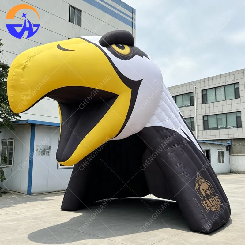 Customized inflatable parrot head arch tunnel tent model for outdoor advertising activities inflatable decorative props