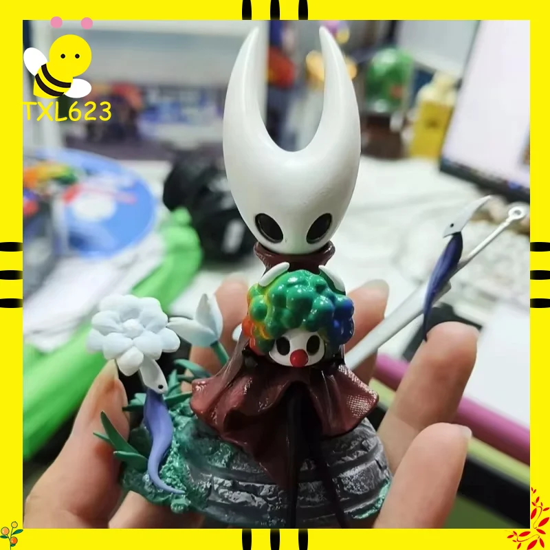 Hollow Knight Silksong Anime Figure Hornet 10cm PVC Collectible Action Model Toy Cute in Stock Handmade Customizable