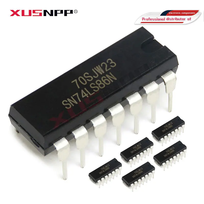 10PCS HD74LS86P DIP SN74LS86N DIP-14 74LS86 SN74LS73N SN74LS76N SN74LS83N SN74LS85N SN74LS90N SN74LS92N 74LS76 74LS74 SN74LS74N