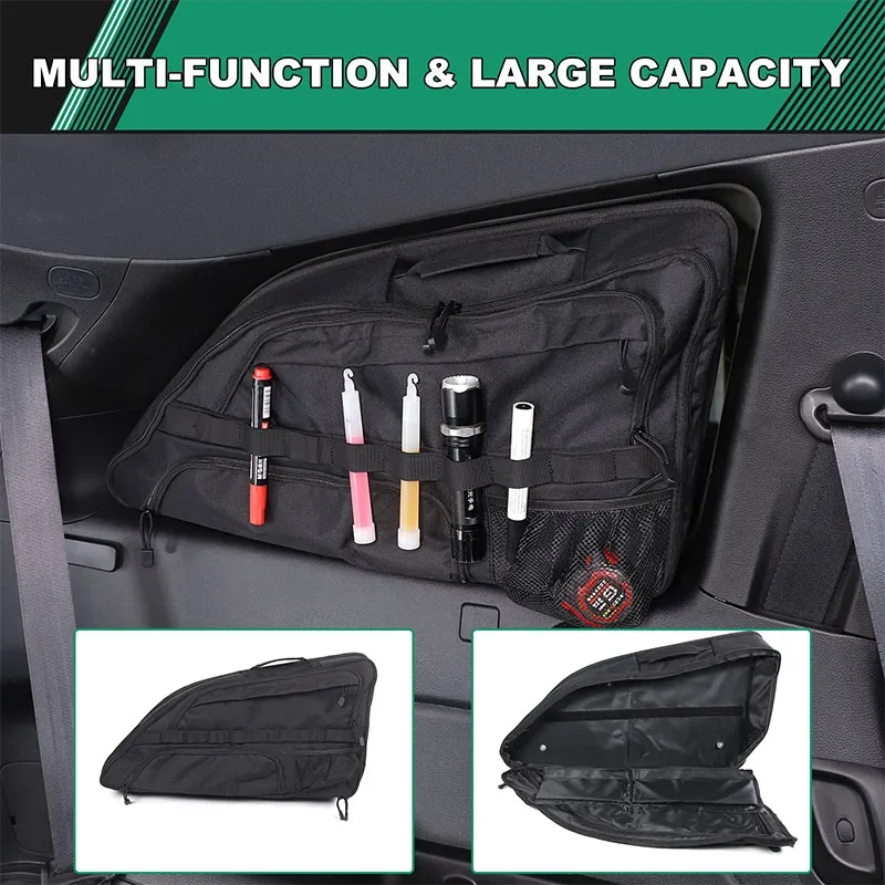 

For Honda Pilot 2016-2022 Oxford Cloth Black Car Trunk Storage Box Bag Cargo Tools Tidying Package Car Accessories