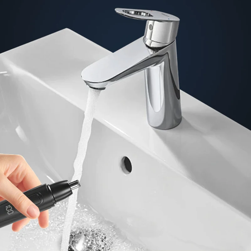 Tagliacapelli elettrico per naso Tagliacapelli indolore Tagliacapelli per naso Tagliacapelli elettrico per sopracciglia Sicuro per non danneggia il naso Capelli non attaccati