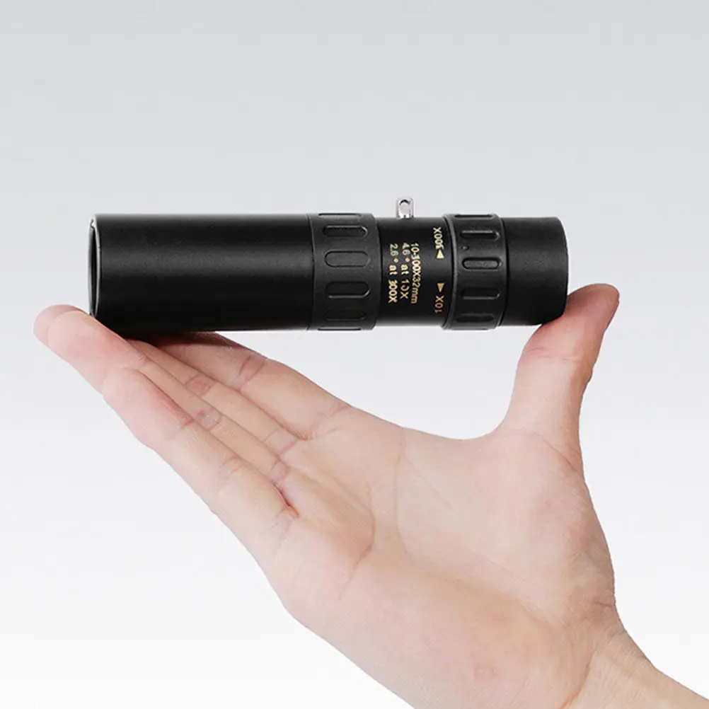 

1Pcs High Resolution Monocular Single-Tube Telescope Black Portable Zoom Bright Clear Outdoor Activities Monocular
