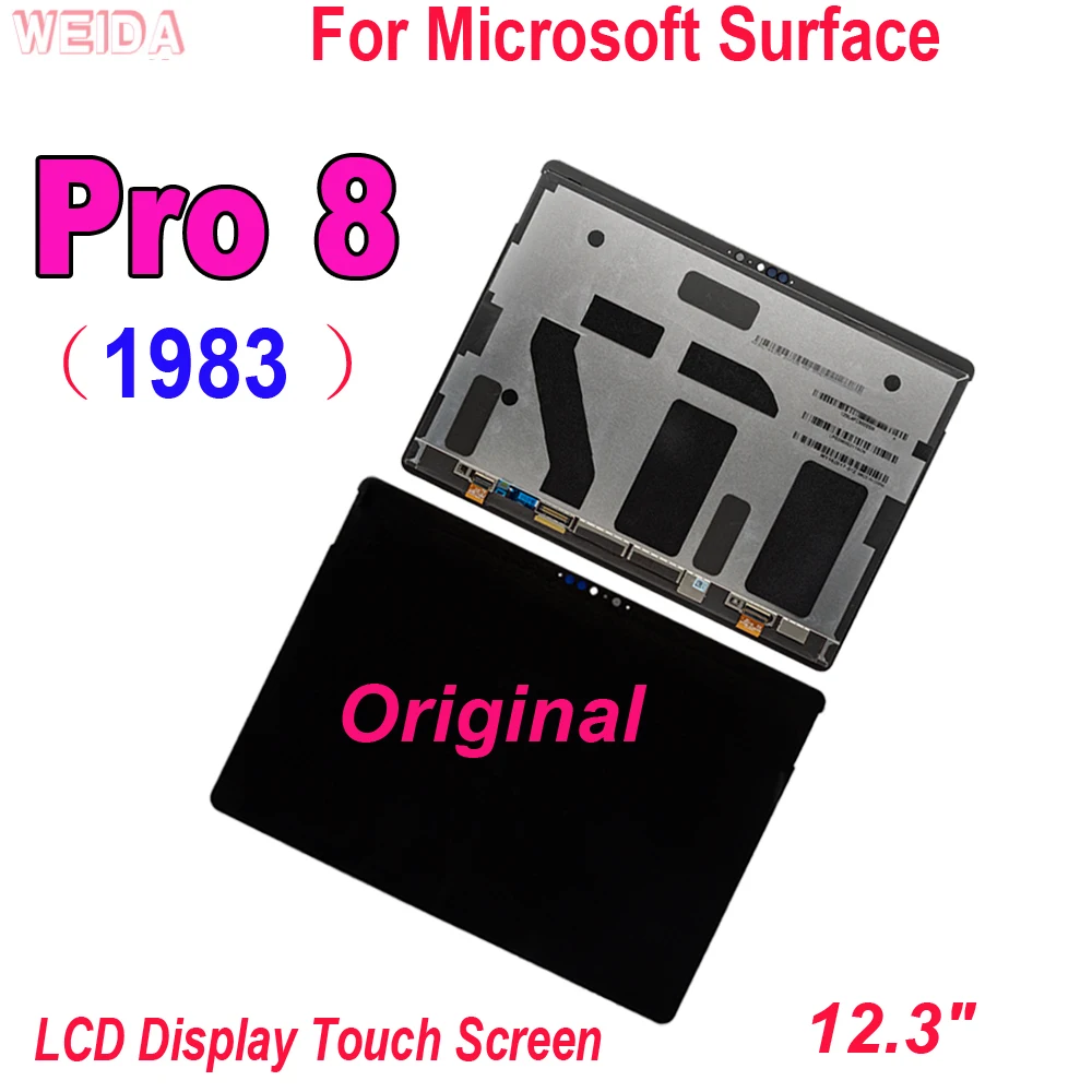 Original LCD For Microsoft Surface Pro 8 1983 LCD Display Touch Screen Digitizer Assembly For Surface Pro 8 Pro8 1983 LCD Screen