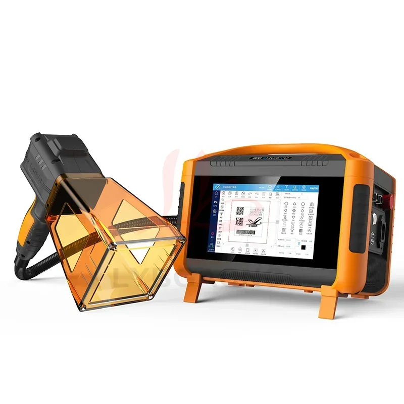 LY 20W 30W ワイヤレスハンドヘルドリチウム電池スキャナー ミニマックスファイバーレーザー銘板マーキングマシン 金属彫刻機