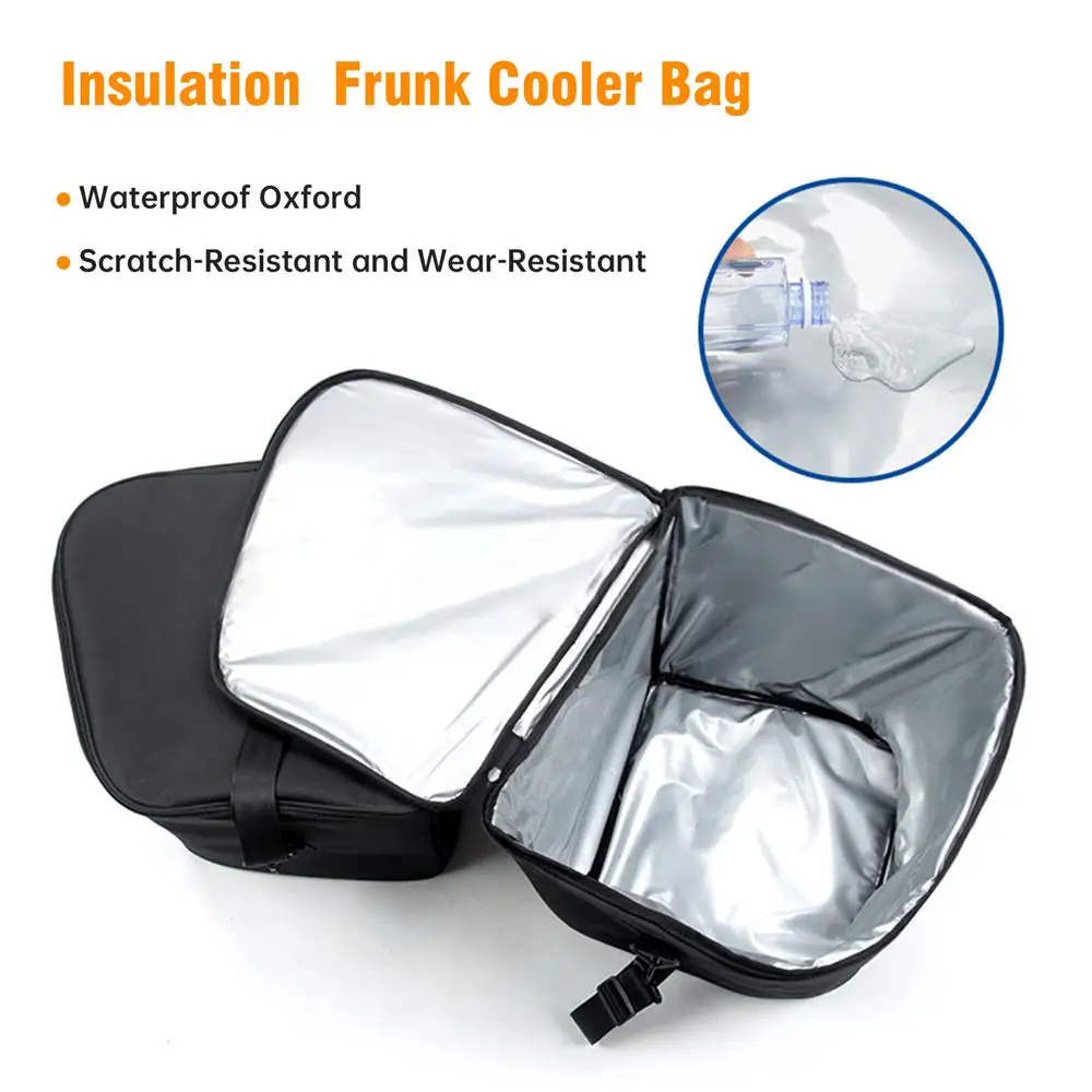 Frunk Cooler Insulation Storage For Tesla Model 3 Y 2023 Organizers Bag Front Trunk Outdoor Picnic with Straps Car Accessories