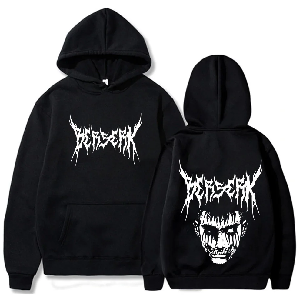 

2024 New Sword Style Legendary Japanese Manga Printed Casual Hoodie Berserk Autumn/Winter Fashion Sports Hoodie Street Style
