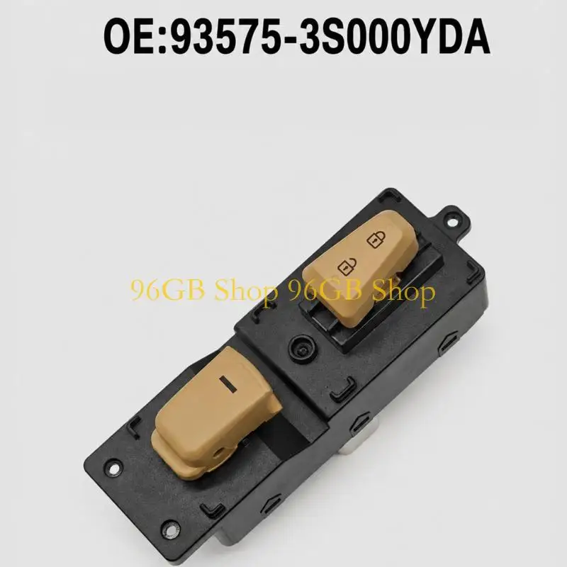 96GB Window Raise and Lower Button Switches 93575-3S000 with Paired Lock Detail