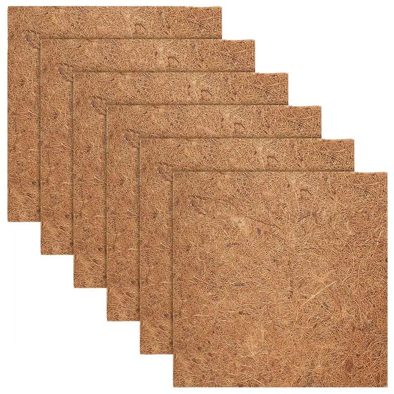 HITL Natural Coconut Fiber Mat, Reptile Carpet, Pet Terrarium Substrate for Lizard Snake Turtle Turtles Gecko