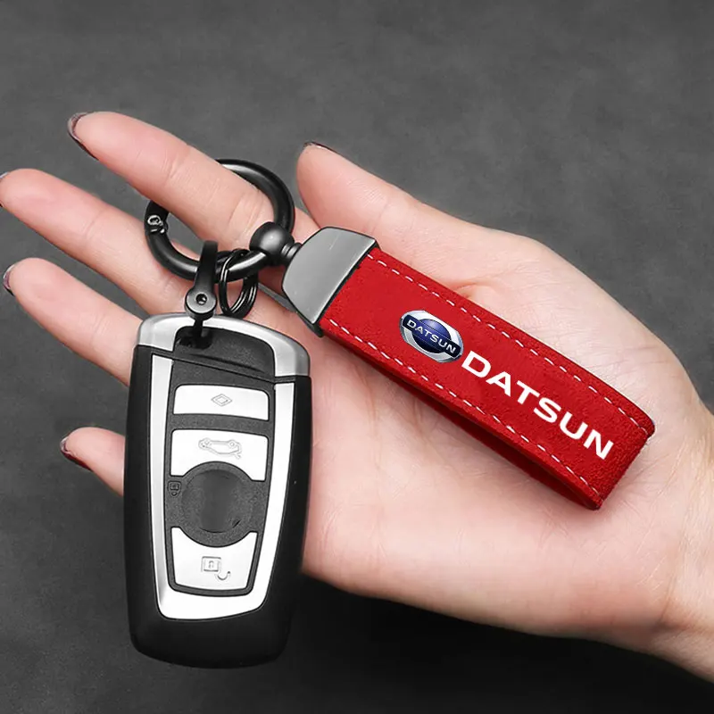 Car Keychain Horseshoe Buckle KeyRing for Nissan datsun cross z pickup 1200 12oy 204z 620 280z GO I GO+ Mi-DO on-DO Accessories