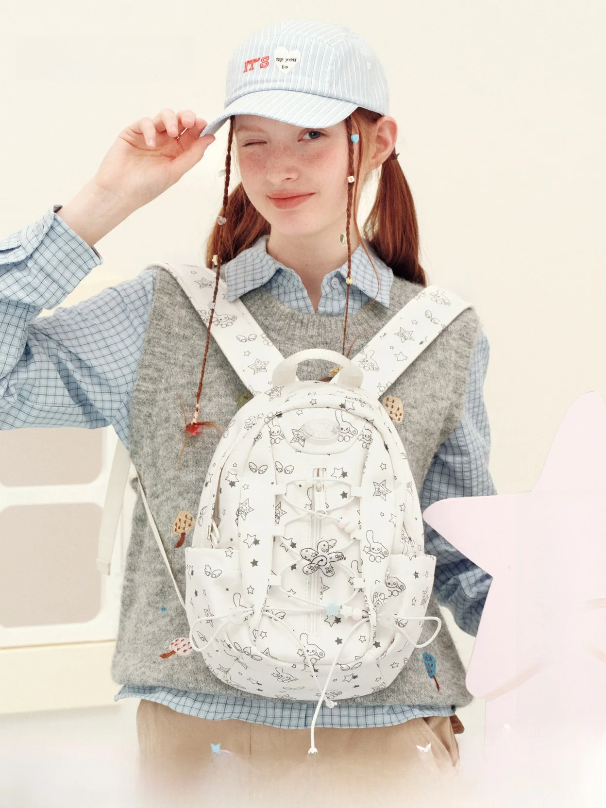 vanwalk-zaino-leggero-stile-coreano-con-stampa-floreale-borsa-da-viaggio-e-escursionismo-per-donne-zaino-giovanile-con-doppia-cinghia-e-chiusura-a-cerniera