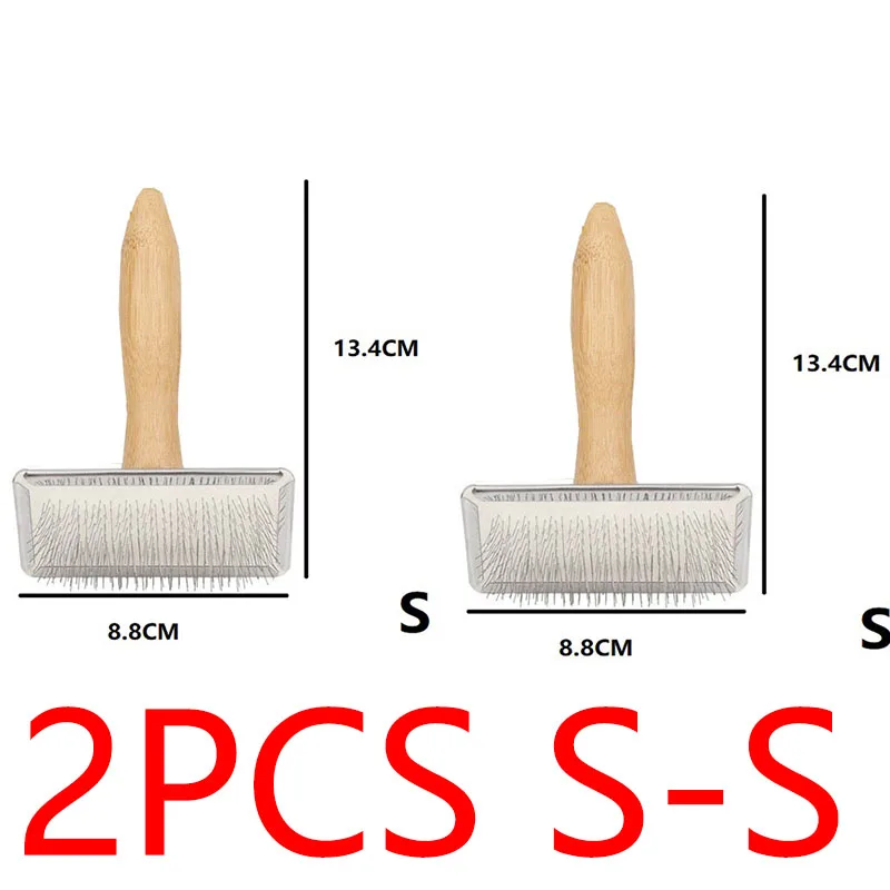 Dog Grooming Solid Wood Comb Brush for Long Hair
