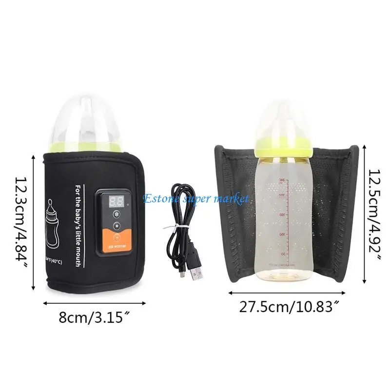 090B USB BEBÊ BEBÊ PORTÁVEL Aquecedor Aquecedor Viagem leite Bebida Aquecedor leite leite leite bebê Termostato