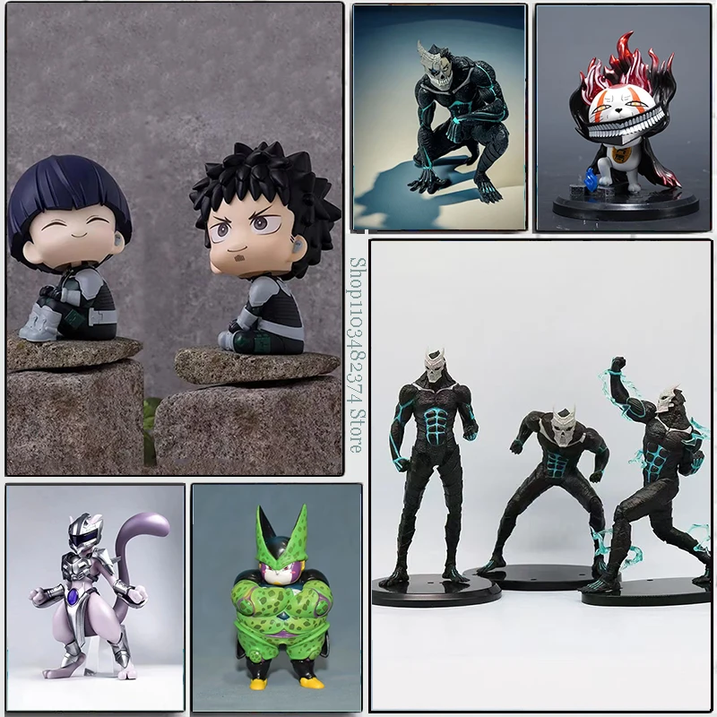 

Anime Kaiju No.8 Figure Kafka Look Up Sousuke Hoshina Statue Mewtwo Figurine Q Version Garlic Jr Figure dbz cute cell Toys Model