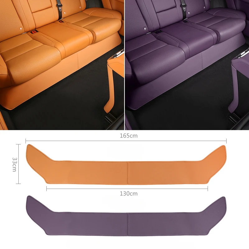 ل LEAPMOTOR C10 كرسي المقعد الخلفي من جلد الغزال وسادة حماية مضادة للركلة خاصة موردي الديكور ملحقات التعديل الداخلي