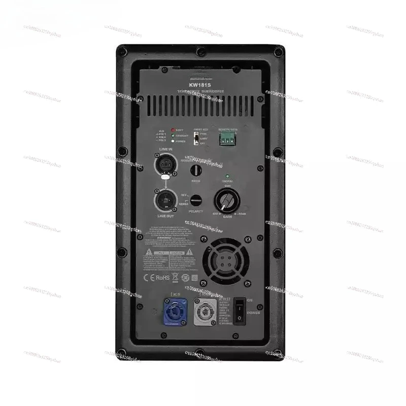 

15-дюймовый 18-дюймовый сабвуфер PA с питанием, профессиональный шкаф для активных басов с модулем цифрового усилителя, готовый к дороге динамик в реальном времени