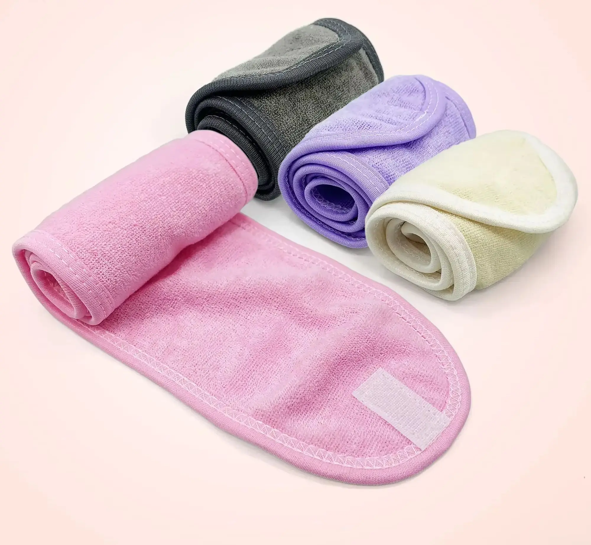 1pc Stirnband Make-up Kopftuch für Wimpern verlängerung liefert Spa Gesichts Stirnband Stretch Handtuch mit Magic Paste Make-up-Tools