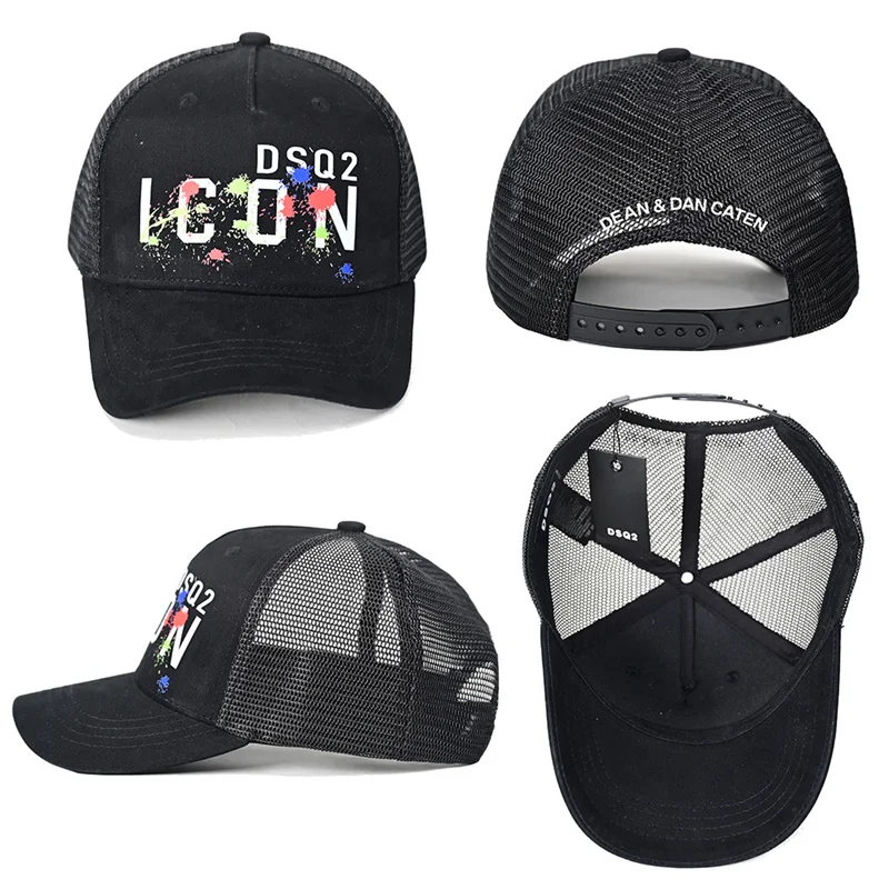 ICON Brand Baseball Cap for Men Women 2024 Summer Black Original Hat Man Breathable Adjustable White Womens Caps casquette homme