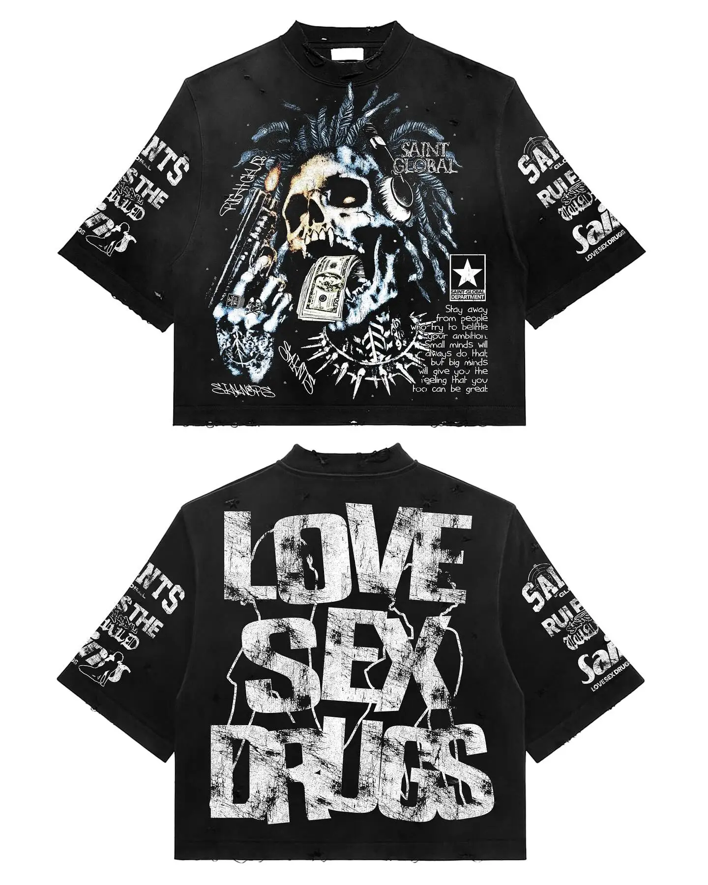 

Vintage black skull graphic t shirts oversized y2k tops harajuku gothic washed cotton american short sleeve t shirt men clothing