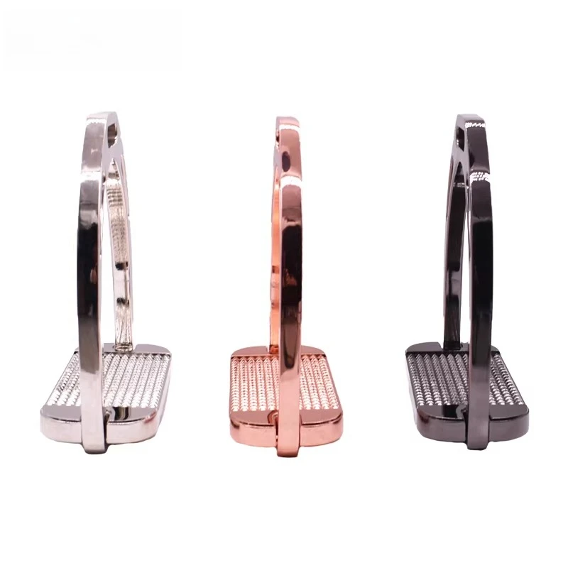 classic-style-non-slip-saddle-stirrup-lightweight-multi-color-zinc-alloy-equestrian-supplies-for-comprehensive-riding