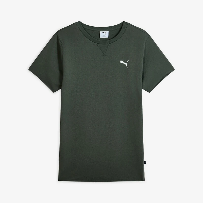 

Футболка Puma Authentic 2025 унисекс с ребристым воротом и коротким рукавом для активного отдыха 692892-77