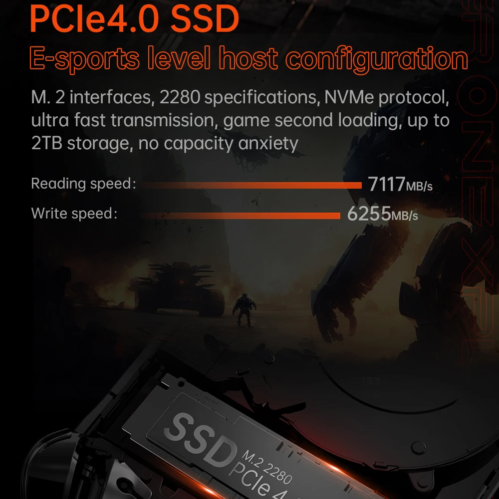 OneXPlayer OneXFly F1 Pro AMD AI 9 HX 370 OLED 144 Hz scherm Gaming Handheld Console 3A Gamepad 7 "PC Game Computer Laptop