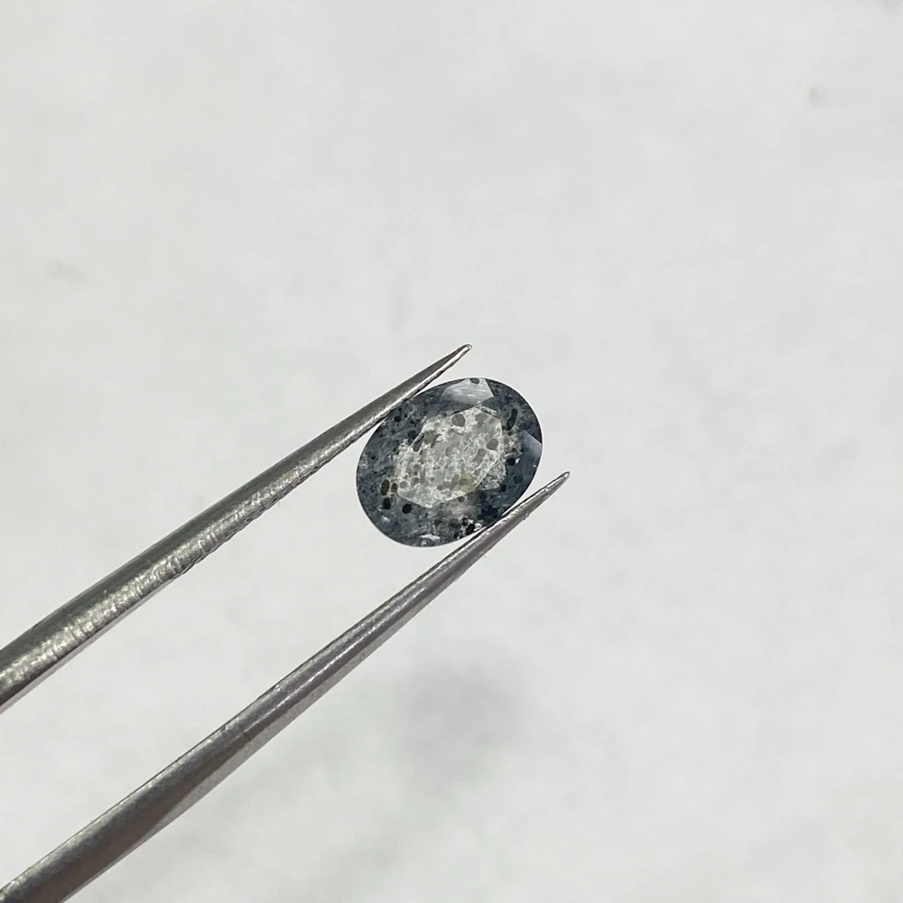 

Real Natural Herkimer Diamond Loose Gemstone Crystal Quartz Oval Cut for Silver Gold Mounting DIY Jewelry