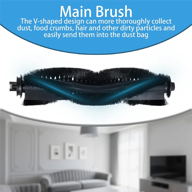 AT28-For Tapo RV30 Max / Lydsto R1 Edge / Roidmi Eve Rook / Miwhole M9 Lite / ILIFE V20 / Vyzzle D10 / Laresar L10 أجزاء