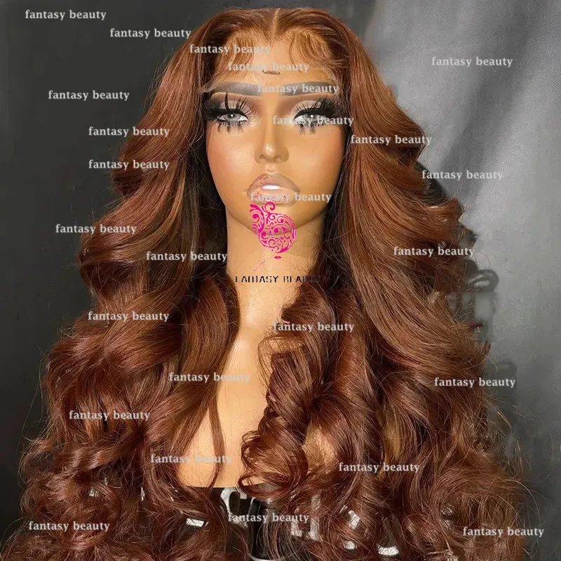 High Density Lace wig rustiness 13 x 6 Front Lace wig Glueless human hair Ready to wear 360  HD Lace 5x5 lace closure wig