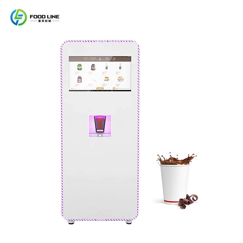 Customized size High-speed protein shake vending machine for gyms