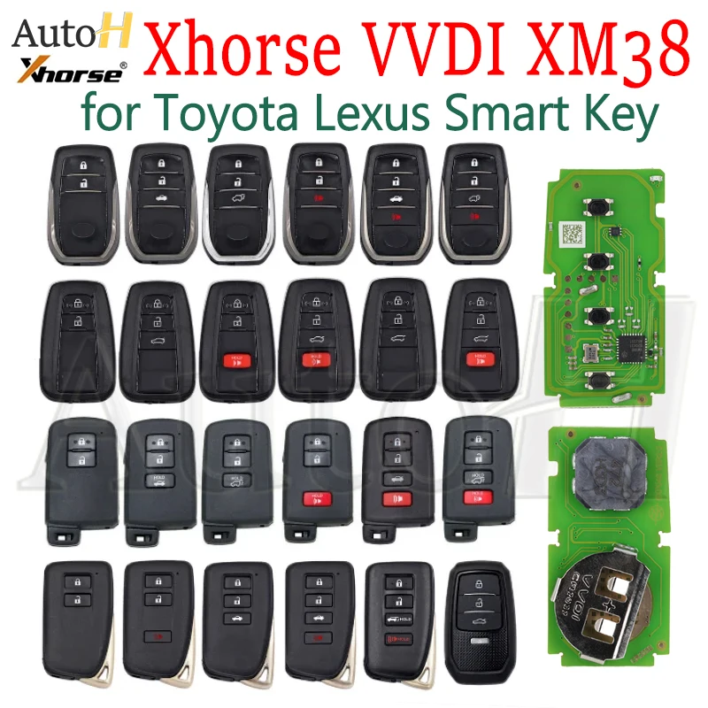 Xhorse VVDI XM38 Smart Car Key Generate By Plus Max VVDI2 MINI Key Tool for Toyota Lexus XSTO01EN 8A 4D 4A Chip Auto Remote Key