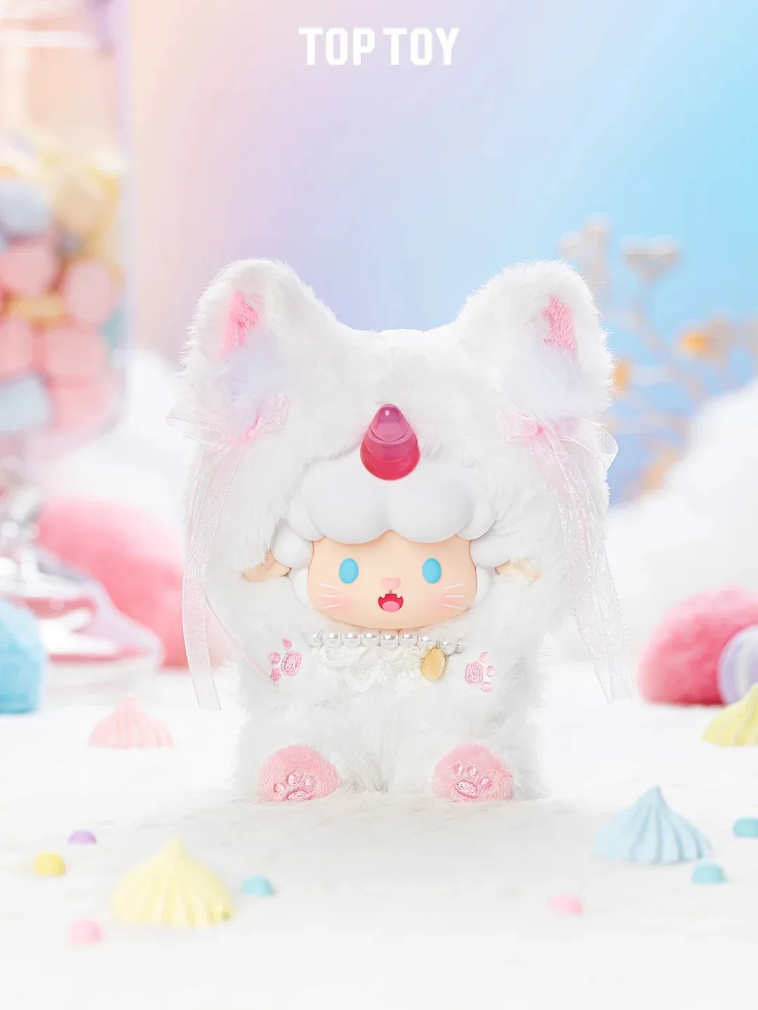 

Genuine The Jujuan Maneki Neko “Candy House” Series Blind Box | Cute Vinyl Mascot Figure | Home Decor & Collectible Gift