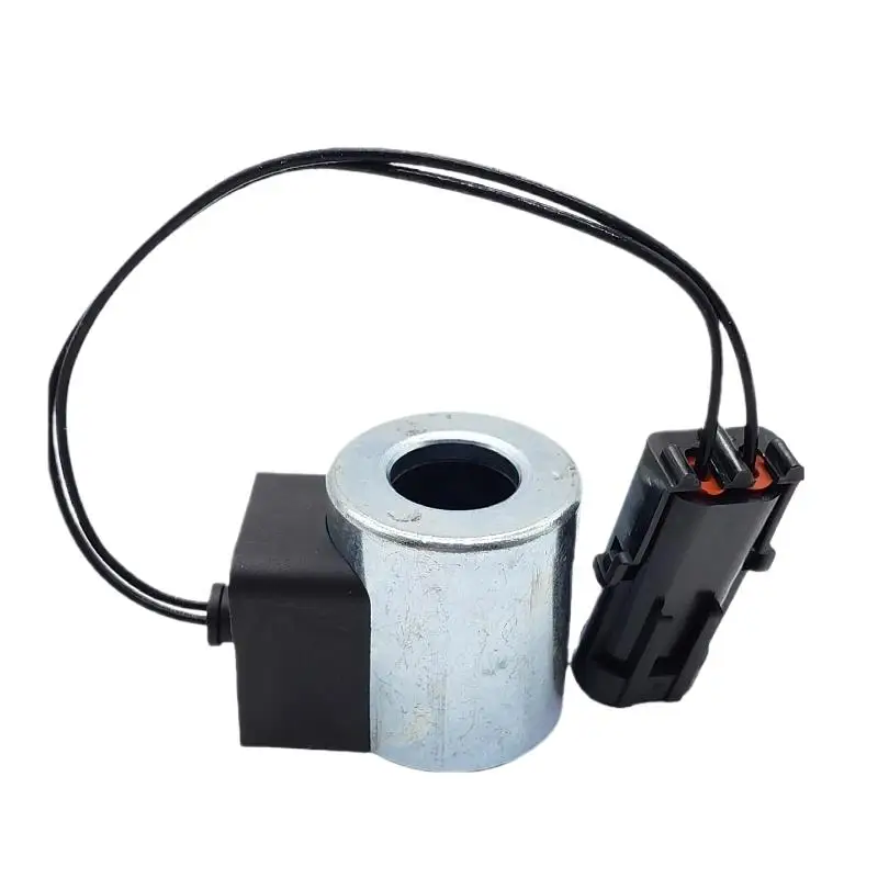 

for Yuchai 60 65 75-6-7-8 excavator hydraulic pilot safety lock solenoid valve coil Construction Machinery Parts
