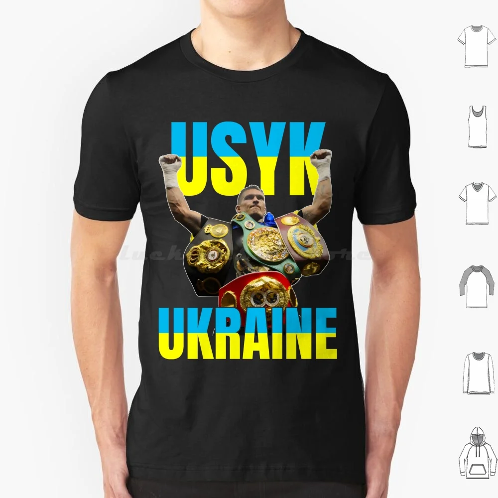 Oleksandr Usyk , Boxing , Ukraine , Boxer , Alexander Usyk T Shirt Cotton Men Women DIY Print Oleksandr Usyk Usyk Oleksandr