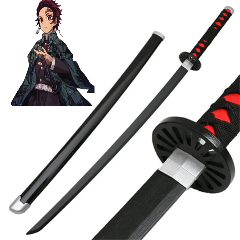 

Cosplay Kamado Tanjirou 41inch Katana Bamboo Assembled Sword Anime 104cm Weapon Model