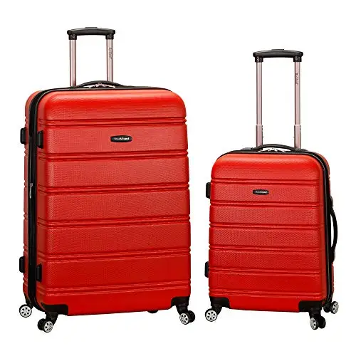 

Чемодан Rockland Melbourne Hardside Expandable Spinner Wheel, красный, 2 штуки (20"/28")