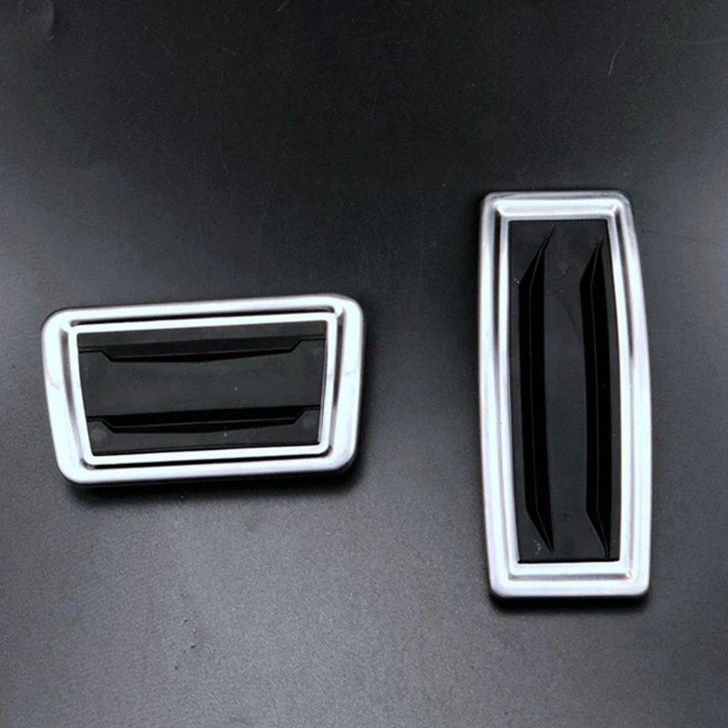 Aluminum Alloy Foot Pedal Accelerator Gas Fuel Brake Pedal Mats Cover For Cadillac XT4 XT5 XT6 2016-2022