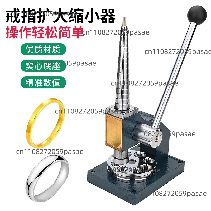 Manual Ring Sizer (Single-Rod Step-Type Ring Expander) for Reshaping and Straightening Gold and Silver Jewelry