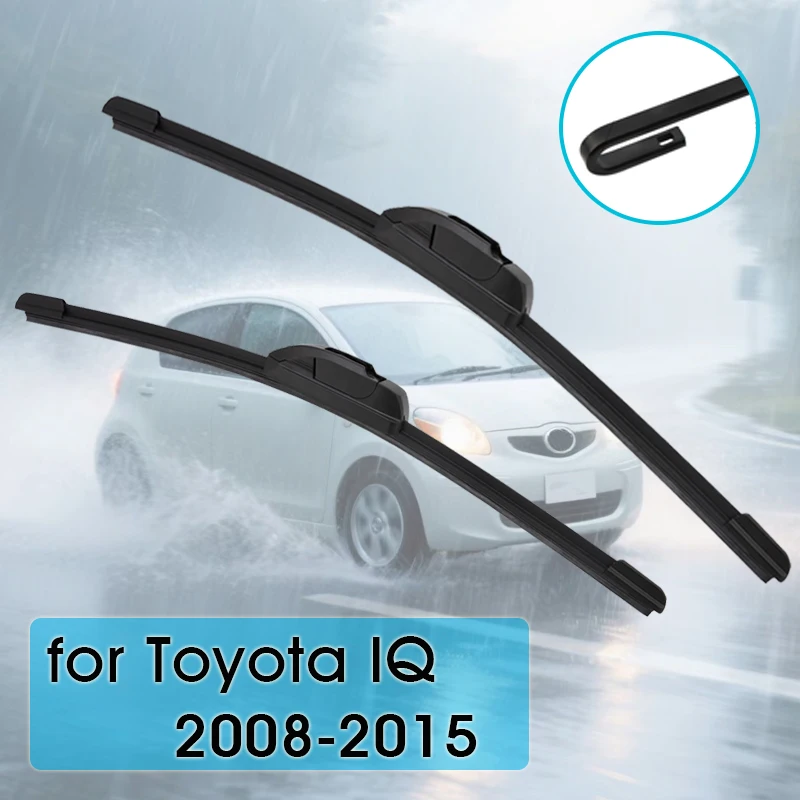 

For Toyota IQ 21"+18" 2008-2015 Car Wiper Blade Front Wipers Windscreen Fit U Hook Arm KAWOO Wiper Blades Auto Accessories