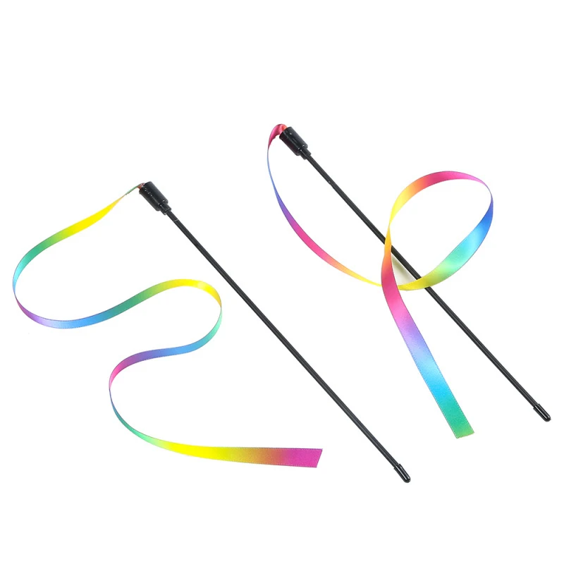 Interactive Cat Rainbow Ribbon 4