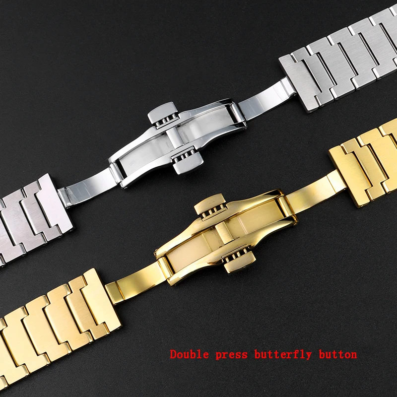 Correa de reloj para hombre adecuada para Tissot PRX series super player T137410, cadena de acero fino, reloj con accesorios, correa de 12mm