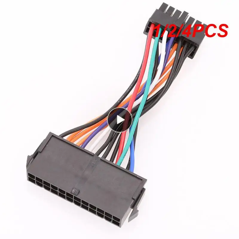 1/2/4PCS Pin To 14 Pin PSU Main Power Supply ATX Adapter Cable For IBM 24p 14p 18AWG Positive Line