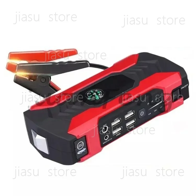 29800mAh 1000A Mini Car Jump Starter with 12V Lithium Battery Power Bank Jump Pack with Air Compressor Booster Charger for Car