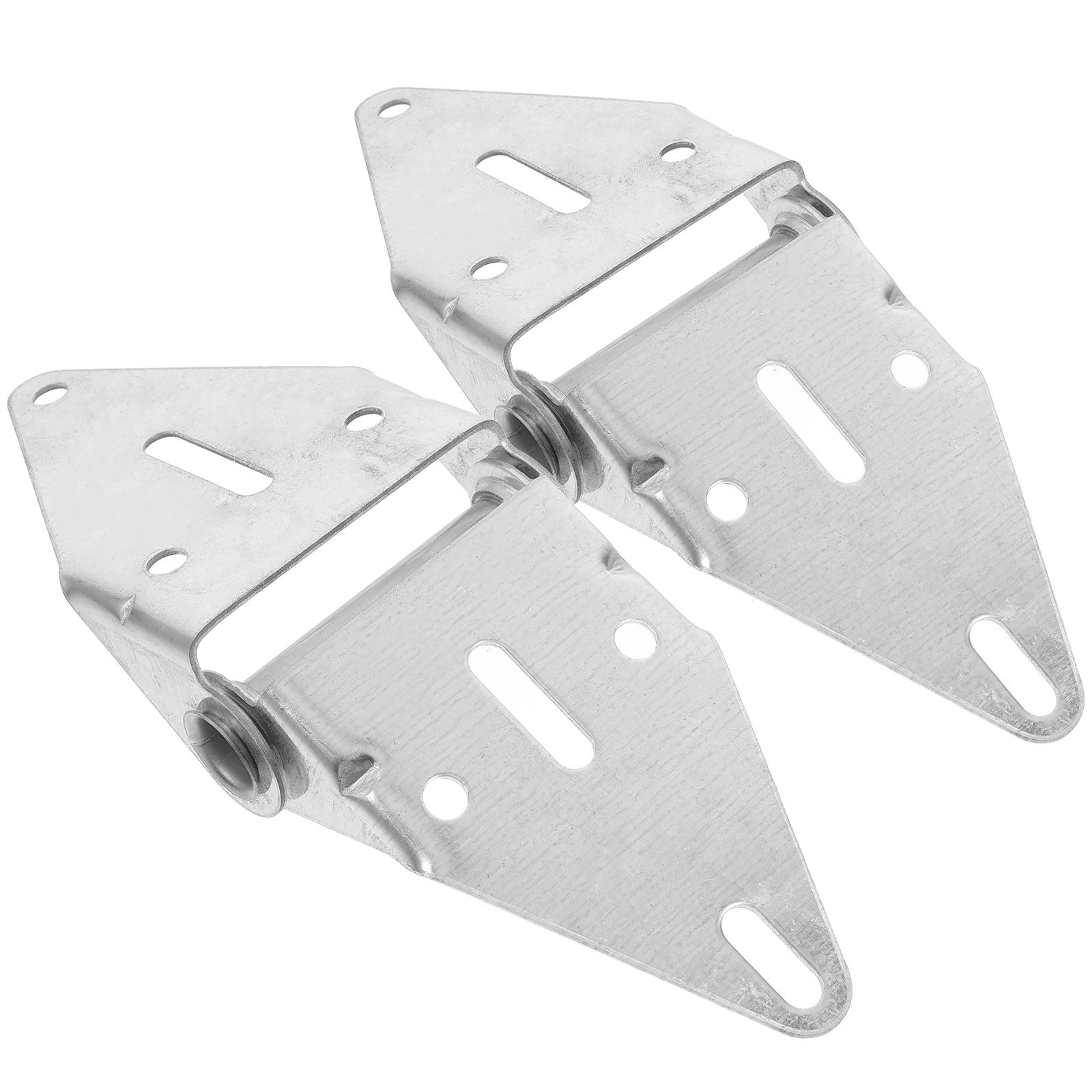 

2 Pcs Garage Door Hinges Mounting Bolts Small Bracket Spring Loaded Closer Residential Commercial Heavy Duty Self
